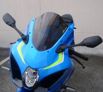 WINDSHIELD DOUDLE BUBBLE CLEAR 32 CM 3MM GSXR1000 17- CLEAR