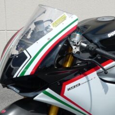 WINDSHIELD DOUBLE CURVE CLEAR 37 CM 3MM PANIGALE 1199 CLEAR