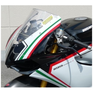 WINDSHIELD DOUBLE CURVE CLEAR 37 CM 3MM PANIGALE 1199 CLEAR