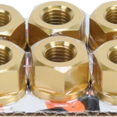 DRIVEN RACING SPROCKET NUTS / ALU / 10MM / GOLD (6 PCS)