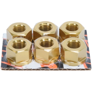 DRIVEN RACING SPROCKET NUTS / ALU / 10MM / GOLD (6 PCS)