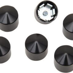 ROCKER BOX BOLT CAPS BLACK