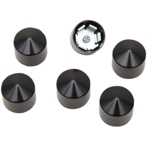 ROCKER BOX BOLT CAPS BLACK