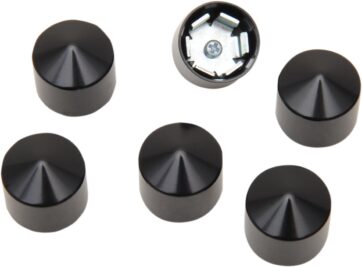 ROCKER BOX BOLT CAPS BLACK