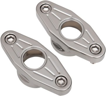 ACCUTRONIX SWINGARM BLOCKS MILLED CHROME