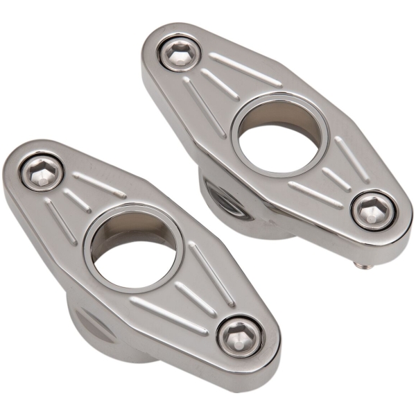 ACCUTRONIX SWINGARM BLOCKS MILLED CHROME