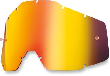 YOUTH MIRROR RED REPLACEMENT LENS FOR 100% JR GOGGLES