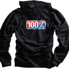 CLASSIC PULLOVER HOODY BLACK MEDIUM