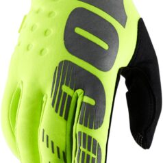 BRISKER COLD WEATHER GLOVES FLO YELLOW/BLACK LARGE