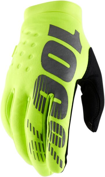 BRISKER COLD WEATHER GLOVES FLO YELLOW/BLACK 2X-LARGE