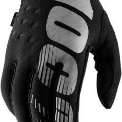 YOUTH BRISKER COLD WEATHER GLOVES BLACK/GRAY SMALL
