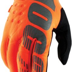 YOUTH BRISKER COLD WEATHER GLOVES FLO ORANGE/BLACK SMALL