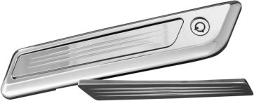 ACCUTRONIX LATCH COVER INSERT SADDLEBAG DIAMOND CHROME