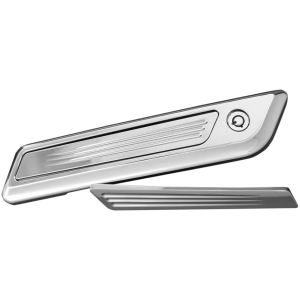 ACCUTRONIX LATCH COVER INSERT SADDLEBAG SPEED BALL CHROME
