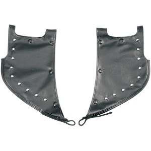 RAIN GUARD LOWERS FOR LINDBY TWINBAR AND HIGHWAY BAR HIGHWAY BAR TEXTILE BLACK