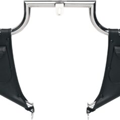 LOWER LOWERS FOR LINDBY HIGHWAY BARS PLAIN SYNTHETIC LEATHER BLACK