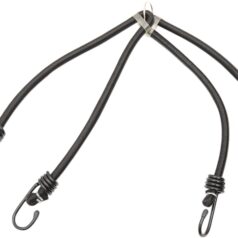 BUNGEE CORD 4 HOOKS 24" BLACK