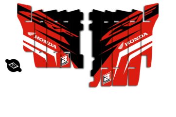 RADIATOR LOUVER STICKER CRF450