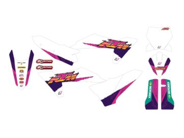 GRAPHIC KIT RETRO KTM 23