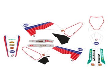 GRAPHIC KIT RETRO2 KTM 23