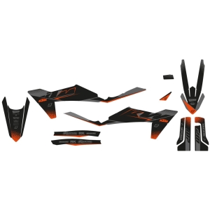 GRAPHIC KIT MAT BLK KTM 2