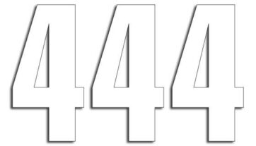 THREE SERIES NUMBER #4 ADHESIVE 3 PACK WHITE - Bild 3