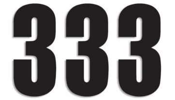THREE SERIES NUMBER #3 ADHESIVE 3 PACK BLACK - Bild 3