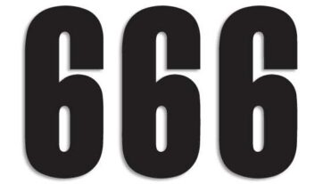THREE SERIES NUMBER #6 ADHESIVE 3 PACK BLACK - Bild 2