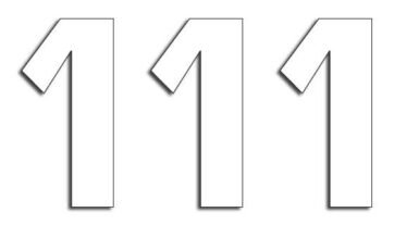 TWO SERIES NUMBER #1 ADHESIVE 3 PACK WHITE - Bild 2