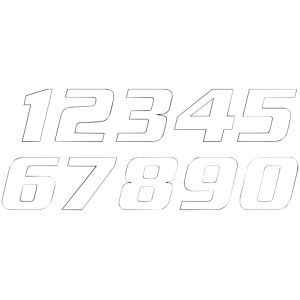 ONE SERIES NUMBER #0 ADHESIVE 3 PACK WHITE