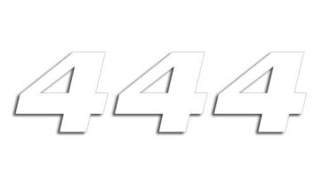 ONE SERIES NUMBER #4 ADHESIVE 3 PACK WHITE - Bild 2