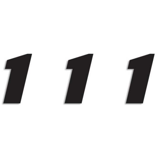 ONE SERIES NUMBER #1 ADHESIVE 3 PACK BLACK - Bild 2