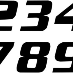 ONE SERIES NUMBER #3 ADHESIVE 3 PACK BLACK