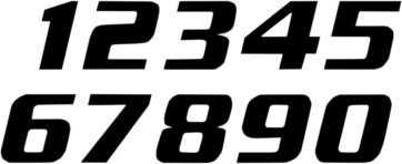ONE SERIES NUMBER #3 ADHESIVE 3 PACK BLACK