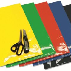 COLOURED CRYSTALL SHEETS 47X33 CM 3PK WHITE