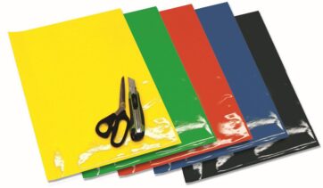 COLOURED CRYSTALL SHEETS 47X33 CM 3PK YELLOW