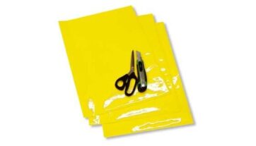 COLOURED CRYSTALL SHEETS 47X33 CM 3PK YELLOW - Bild 2