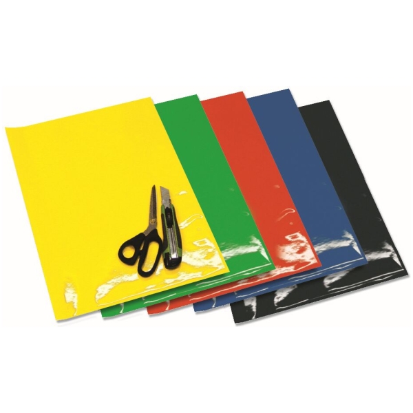 COLOURED CRYSTALL SHEETS 47X33 CM 3PK BLUE