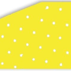 COLOURED CRYSTALL SHEETS W/HOLES 47X33 CM 3PK FLUO YELLOW