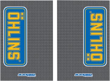 FORK STICKERS ÖHLINS CARBON LOOK 2PK - Bild 2