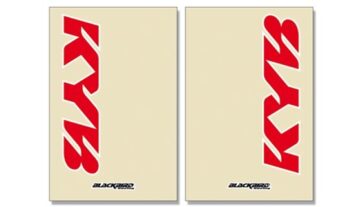 FORK STICKERS KAYABA CLEAR 2PK