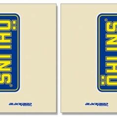 FORK STICKERS ÖHLINS CLEAR 2PK