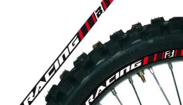 RIM STICKER RED