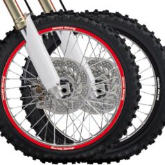 RIM STICKER HONDA RACING RED