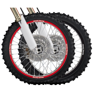 RIM STICKER HONDA RACING RED