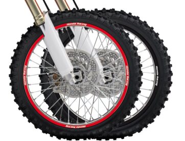 RIM STICKER HONDA RACING RED