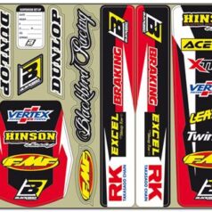 STANDARD LOGO DECAL KIT RED