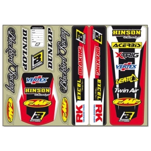 STANDARD LOGO DECAL KIT RED
