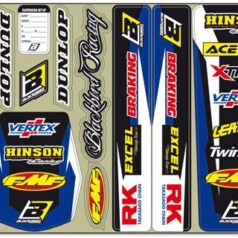 STANDARD LOGO DECAL KIT BLUE