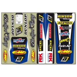 STANDARD LOGO DECAL KIT BLUE
